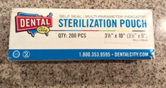 Self Sterilization Pouches Pouch Autoclave, Sterilizer Bags Dental 3.5 x10 200 q