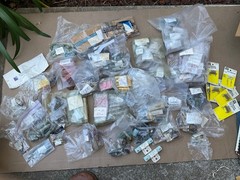 Large Lot of Vintage Wire Wound Resistors Various Ohms 19 Pounds1