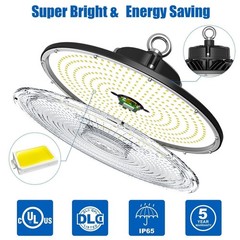 150W UFO LED High Bay Light Dimmable Commercial Warehouse Shop Light 5000K