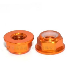 2-10PCS Aluminum Flange Nylon Lock Nuts M2-M8 for RC Model Parts Colorful