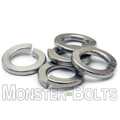 A4 (316) Stainless Steel Split Lock Washer DIN 127B – M2 M2.5 M3 M4 M5 M6 M8 M10