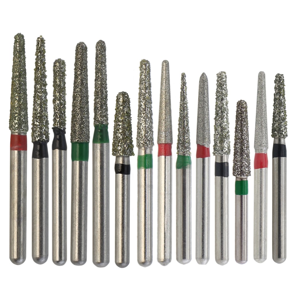 Dental Diamond FG Burs Round End Taper Cylinder Coarse High Speed Bur 850 856
