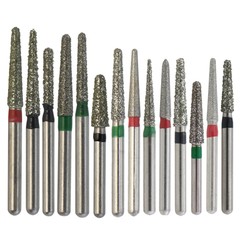 Dental Diamond FG Burs Round End Taper Cylinder Coarse High Speed Bur 850 856