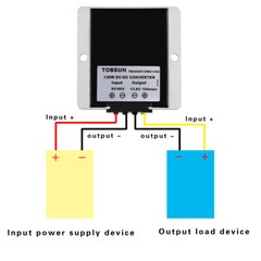 DC 8V-40V to DC 13.8V 10A Buck Boost Converter 138W Voltage Regulator Waterproof