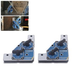 2Pcs 90 Degree Welding Magnet 28KG Holder Angle Support Fixture Clamp