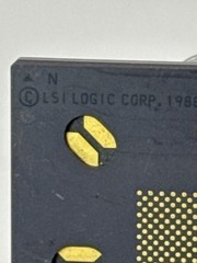 LSI Logic L1A5621 Ceramic IC Gold Pins PROTO + Unmarked Chip Lot 2