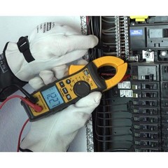 IDEAL 400Amp 600V AC/DC Digital TRMS Clamp Meter with NCV and Temp Audible Alert