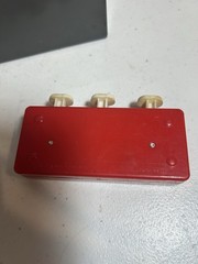 Art Steel Cash Box Latch Padlock Vintage + Quick-Adder Counter + Exxon Wallet