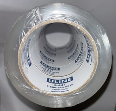 6 Pack, Uline S-447 Industrial Packing Tape – 3.5 Mil, 2″ x 55 yds, Clear