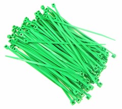 Fluorescent Self Locking Zip Tie Nylon Cord Wrap Weather Resistant Wire Cable