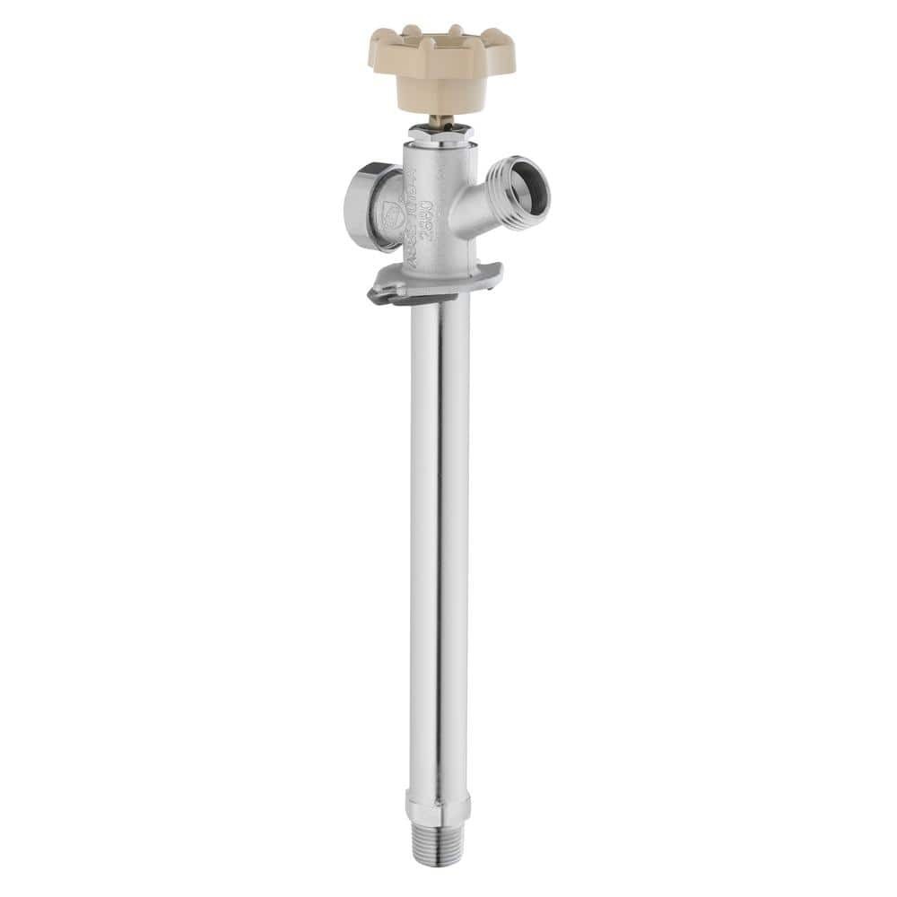 Everbilt 1/2 in x 6 in Brass Anti-Siphon Frost Free Sillcock Valve