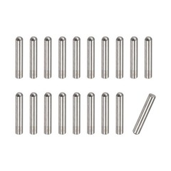 50pcs 3.5x10mm Dowel Pins Round Head Flat Chamfered End Dowel Pin