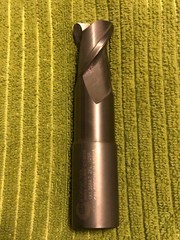 California Tool 1.0″ Dia. Solid Carbide 2 Flute EndMill .125R 1.35” Loc 4.7”OAL