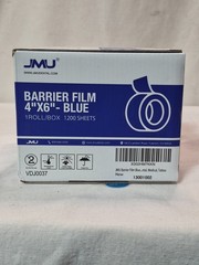 JMU Barrier Film Roll Tape Blue 4″ x 6″ 1200 Sheets Dental Barrier Film Roll