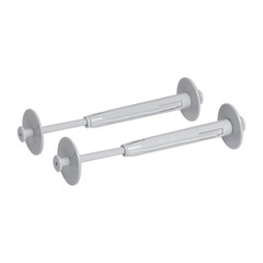 Compact® Coreless Spindle for ASI Dispenser by GP PRO (), 50012, Gray, 2 Spindle