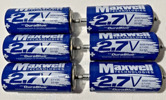 6 Pack Maxwell Durablue 16V 500F Super Audio Capacitor Battery 2.7V 3000 Farads