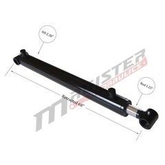 Hydraulic Cylinder Welded Double Acting 2″ Bore 60″ Stroke Cross Tube 2×60 new