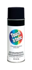 Rust-Oleum 55276830 Touch n Tone Gloss Black Spray Paint 10 oz. (Pack of 6)