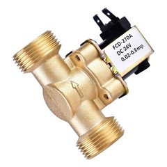 3/4 DC 24V Normally Closed Brass Electric Solenoid Magnetic Valve For Water