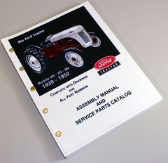 Ford 9N 2N 8N Tractor Assembly Parts Manual Catalog Book Exploded View 1939-1952