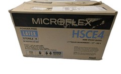 Microflex HSCE4 Sterile Latex Gloves Sz 6.5 200PR Controlled Environment ISO4