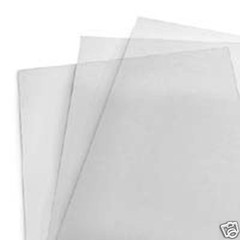500/pack Clear Report Binding Covers 5 Mil 8-1/2 x 11 unpunched Plastic Sheets
