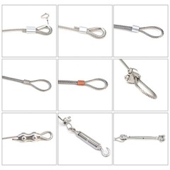7×7 Stainless Steel Wire Rope Cable 0.3mm-4mm Fine Steel Wire Balustrade Cable