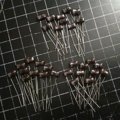 30X – 91pF @ 500V 5% SANGAMO DIP Radial SILVER MICA Capacitors RF NOS Long Leads