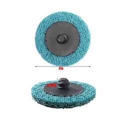 50PCS 2″ Fine Scotch Pads Roll Lock Surface Sanding Disc