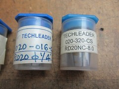TECHLEADER ER20 extended collet chuck with 9/32″, 1/4″, & 8mm collets 1″ shank