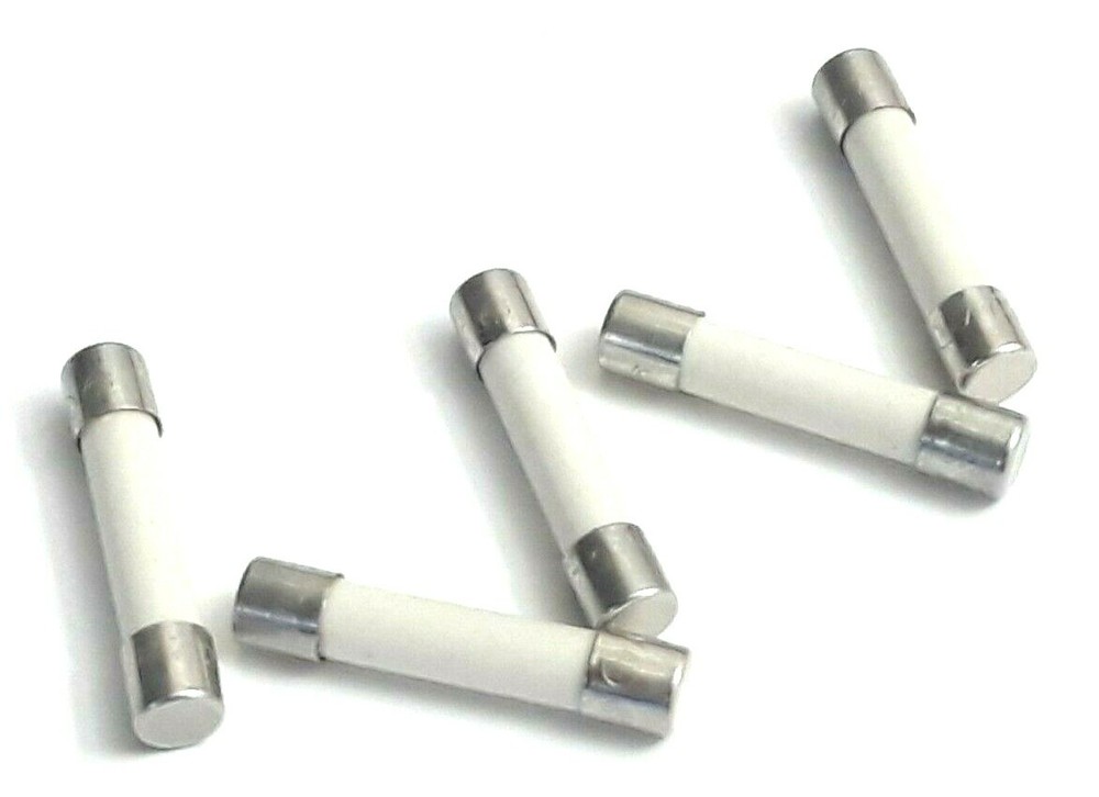 LOT OF 5 EACH ABC-2-1/2 ABC2-1/2 BUSS BUSSMANN FUSES 250V