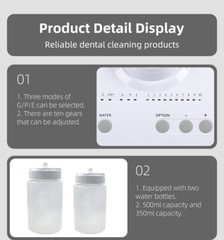 Dental Ultrasonic Scaler Auto-Water Supply Fit for EMS SATELEC Handpiece 5 Tips