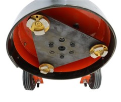 Open Box! Hand-push Cement Floor Grinding Machine 220V 0-5mm Working Depth 4KW