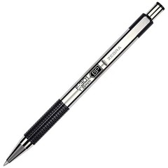 Zebra F-301 Bold 1.6mm, Black Ink, 3 Pens With 4 Packs of Refills