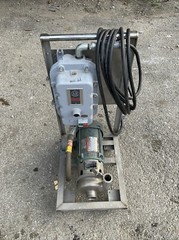 Tri-Clover Tri-Flow C215MDG56T-S Mobile Pump With Starter & Cart; 230V, 3 Ph, 60