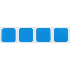 Square Shaped Stickers | 0.75″ Inch Wide | 500 Pack | Pick One Color