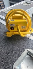 6ft 120V/15A Yellow GFCI Duplex Box w/ 12/3 cable