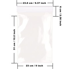 50 Pack Clip on Form Holder 50 Pack, PVC Buyers Guide Holder 9″ x 13″ Clear P…