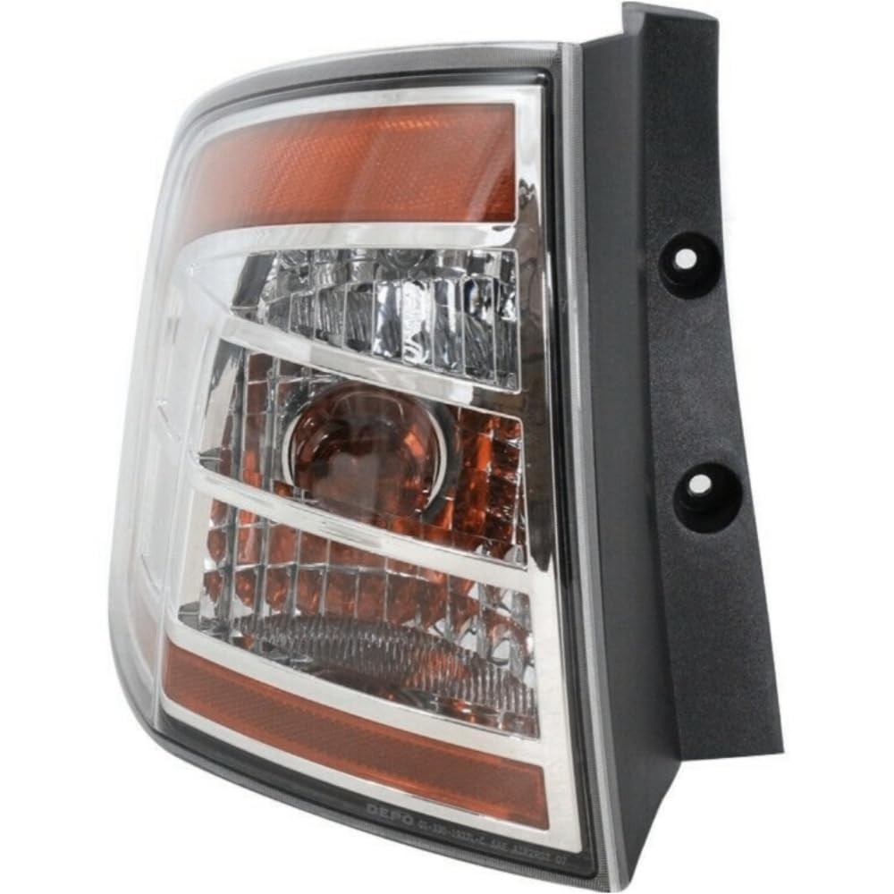 Driver Side Red Clear Lens Turn Signal Taillight w Bulb Ford Edge 07-10 14493542