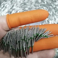 100 PCS High Quality Coarse Grit Diamond Burs FG Dia. 1.6mm for Dental Handpiece