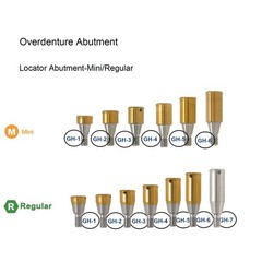 Dental Overdenture Retention Cap Implant Locator Abutment Insert Fit Hiossen ET