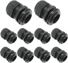 10PCS 1″ (17-25Mm) NPT Nylon Cable Gland, IP68 Waterproof Adjustable Cable Cable