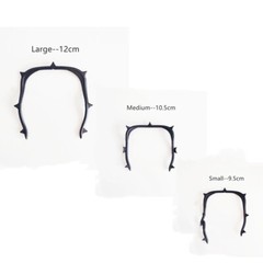 Dental Frame 134°C Rubber Dam Sheets Holder Carbon Fiber U-Shape Support Black