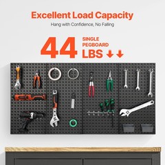 VEVOR Metal Pegboard Panels 2/3/4 Pcs 24×12/32×16″ Wall Organizer Tool Storage