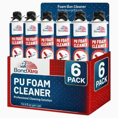 Spray Foam gun cleaner 6×16.9 fl. oz Insulation Polyurethane Sealant Remover