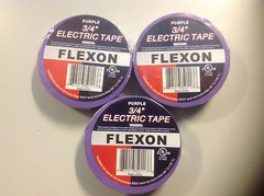 Purple Electrical Tape, 20 yds length x 3/4″ Width, Purple (Pack of 3)