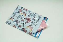 100 12×15.5 Butterfly Designer Poly Mailers Envelopes Boutique Custom Bags