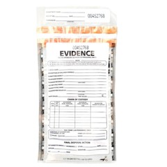 Evidence Bags Sample Pack of 12 Paper and Plastic