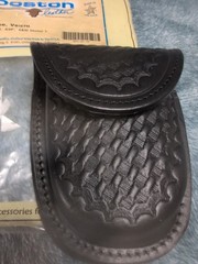 Boston Leather XL ASP S&W Model 1 CUFF CASE BW BRASS – 5514V-3