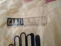 CERTICLEAN Class 10 Latex Gloves Pack of 100 Ambidextrous XL